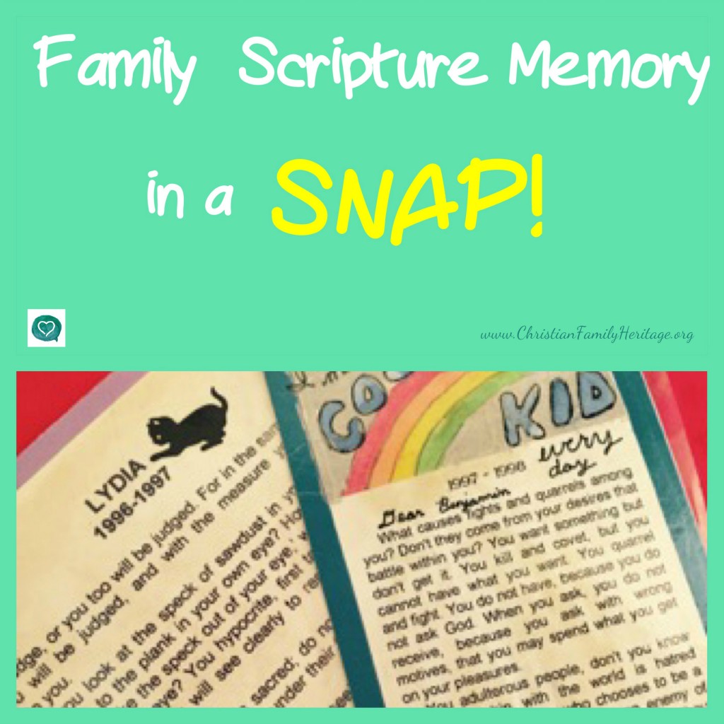 Scripture memory blog